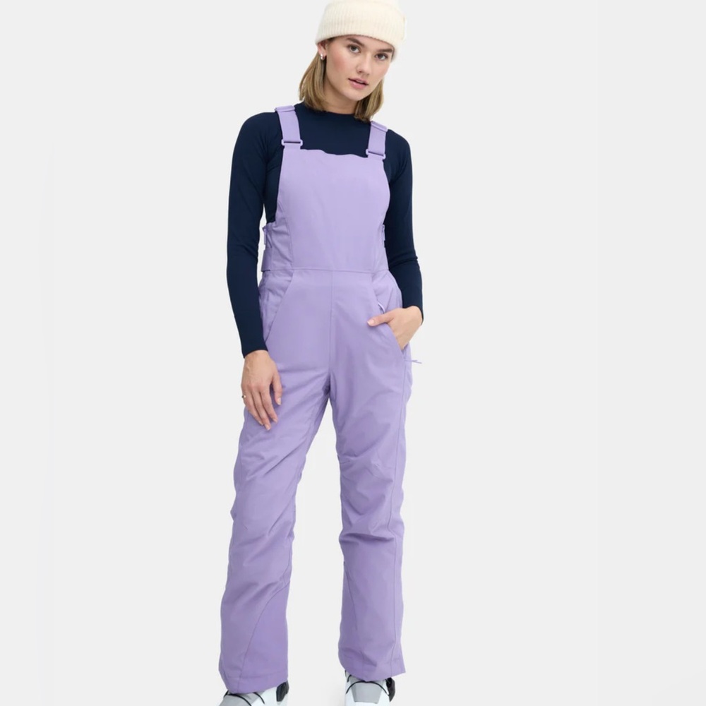 Women's Purple Snow Bib